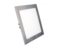 Downlight panel LED Cuadrado 225x225mm Gris Plata18W, desde 9€/ud